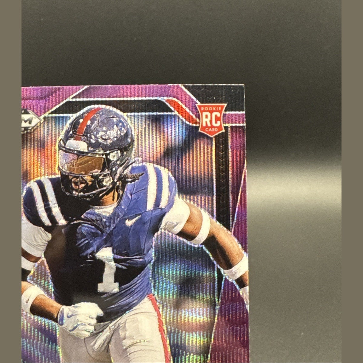 Princely Umanmielen 2025 Prizm Draft Picks Purple Wave Rookie #92