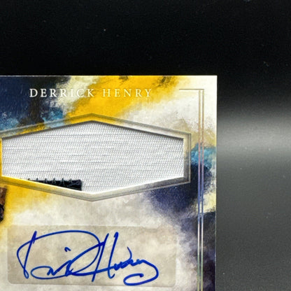 2016 Panini Origins Derrick Henry Rookie 2 Color Patch Auto #RJPA-DH Titans 6/10