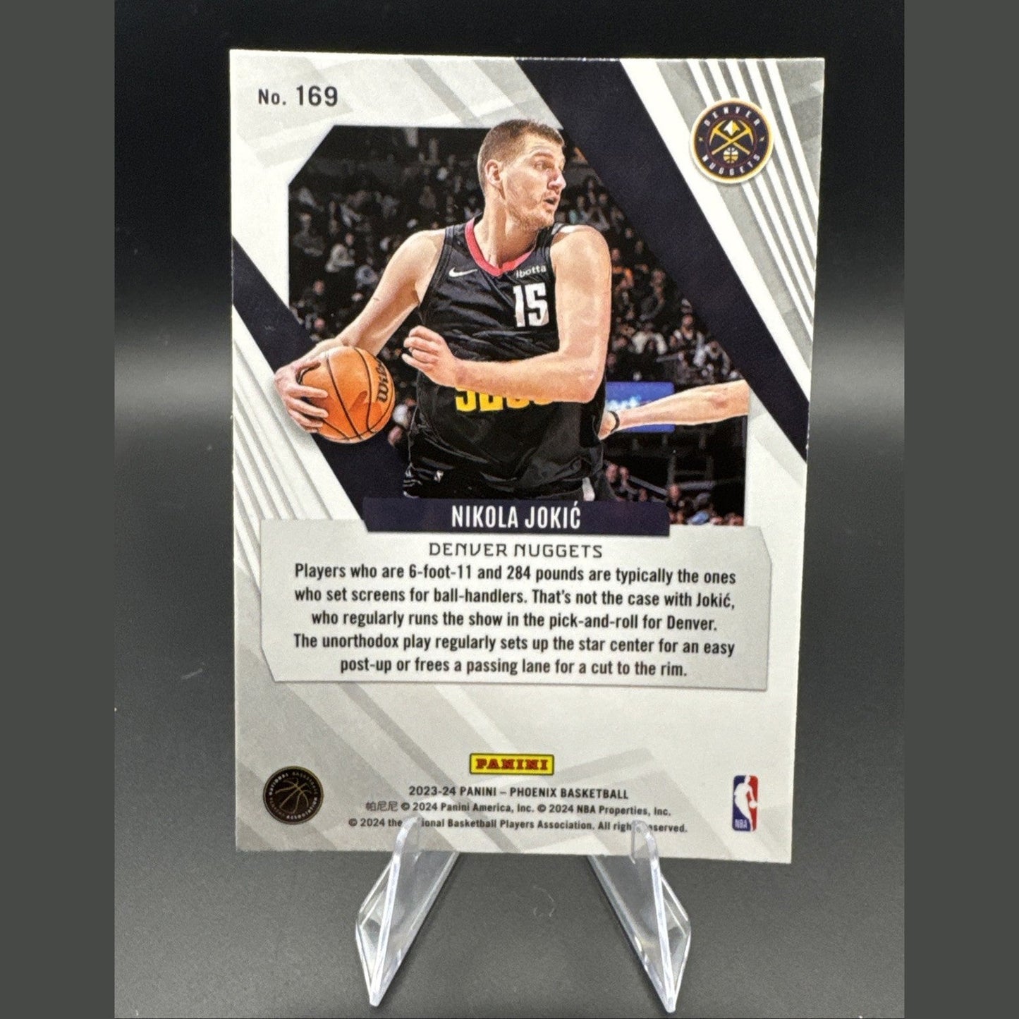 2023-24 Panini Phoenix Basketball Nikola Jokic Red Ice #169