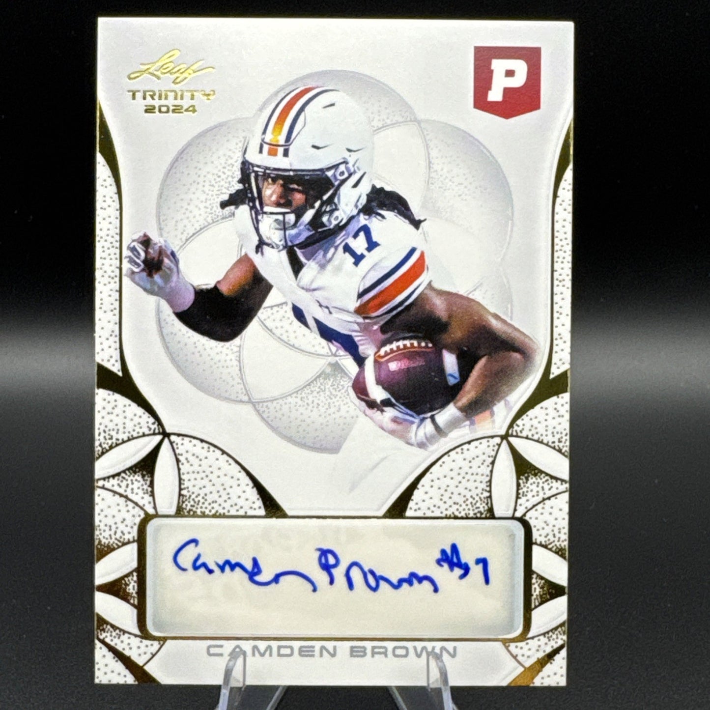 2024 Camden Brown Leaf Trinity Autograph # BA-CB1 Auburn Tigers