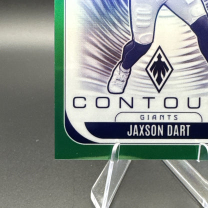 JAXSON DART RC 33/99 - SP GREEN PRIZM CONTOURS #24 - 2025 Panini Phoenix RC