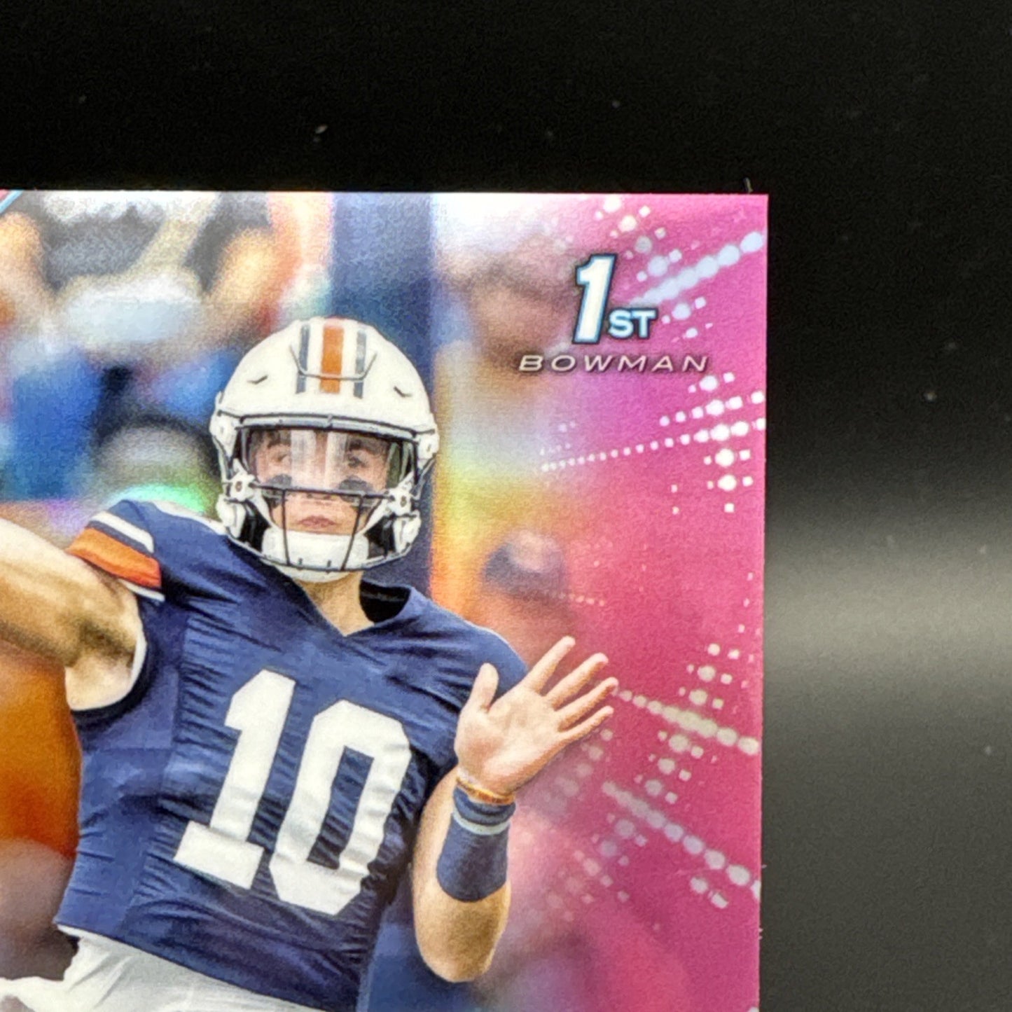 2022 Bowman University - Bo Nix Pink Refractor #8 Auburn 1st Bowman