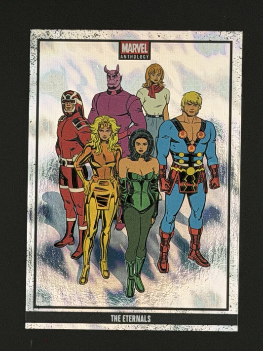 Marvel Panini Anthology 2025 Glitch Holo The Eternals Card 16 - /500