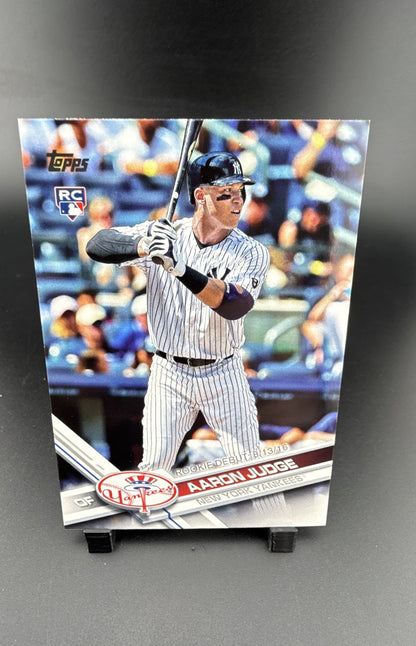 2017 Topps Update Series - Rookie Debut Aaron Judge #US99 Batting (RC)