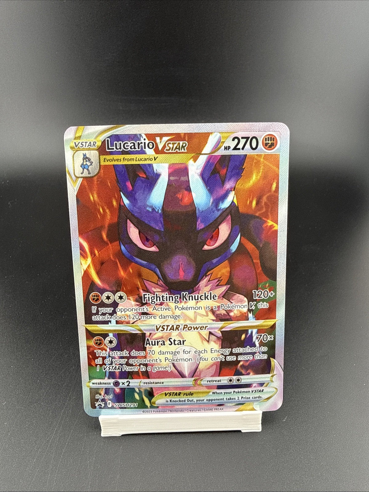 Pokemon TCG Lucario VSTAR SWSH291 Sealed Black Star Promo Crown Zenith NM