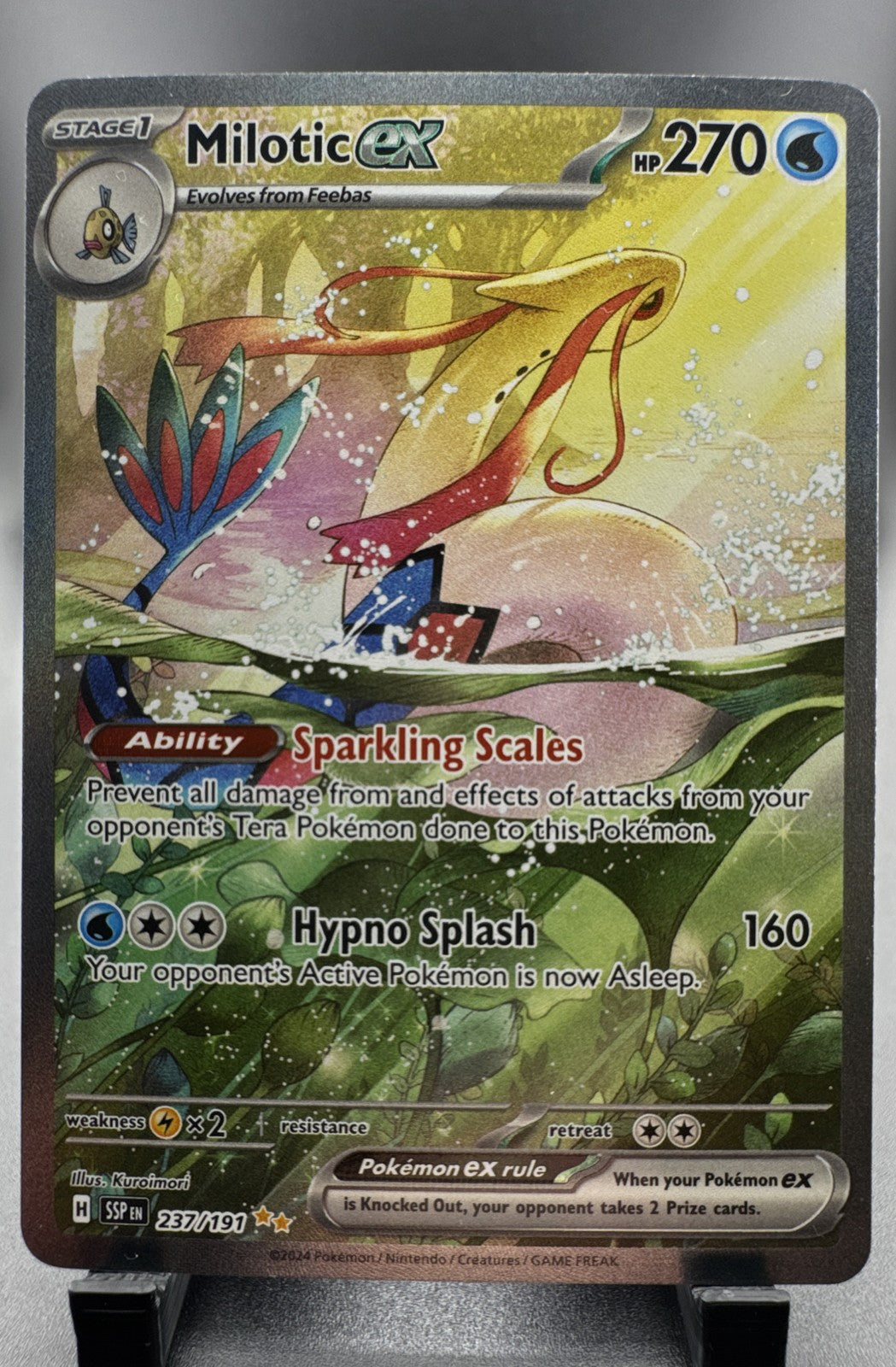 Milotic ex 237/191 Sv08: Surging Sparks Holo