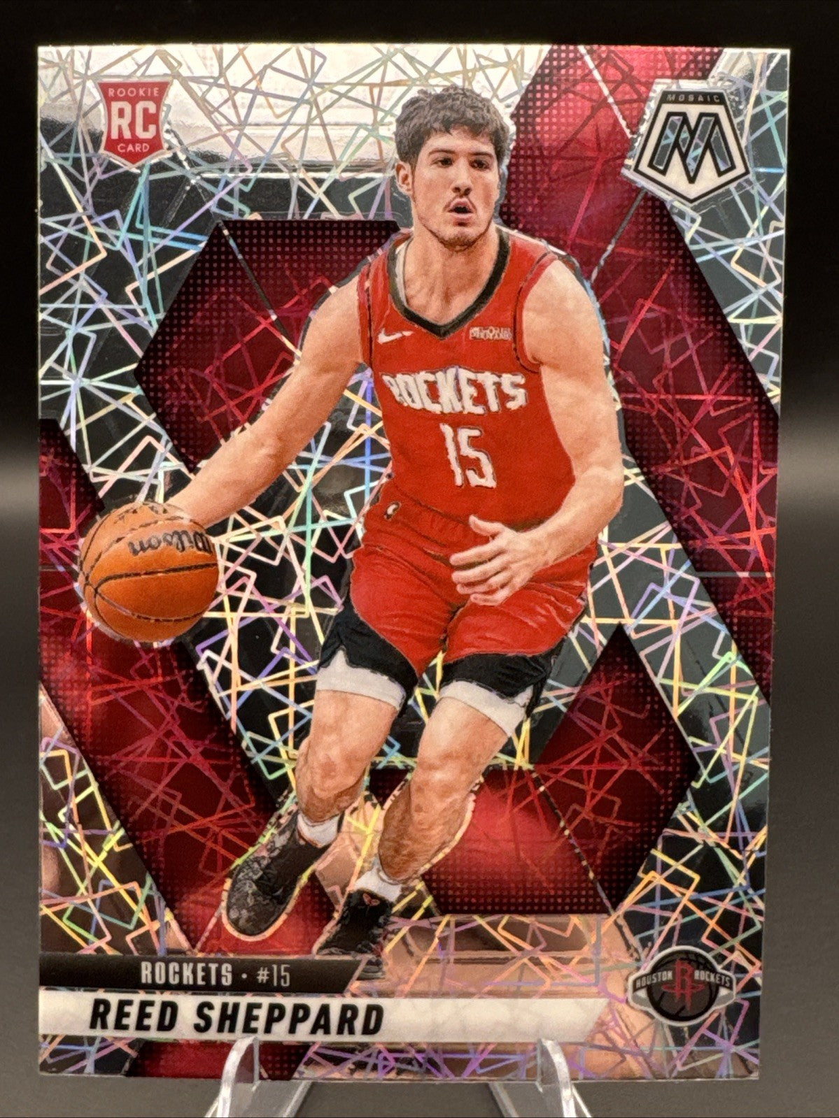 #249 2024-25 Mosaic LAZER Reed Sheppard RC Rockets