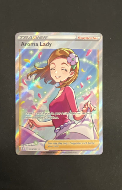 Aroma Lady (Full Art) 199/203 SWSH07: Evolving Skies Holo