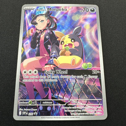 Pokémon TCG Marnie's Morpeko 206 SVP: Scarlet & Violet Promo Full Art Holo