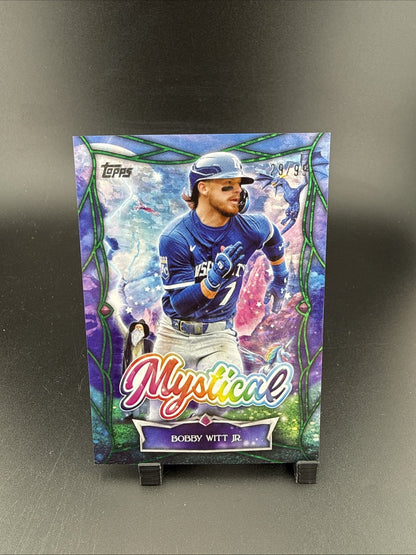 2025 Topps Update Bobby Witt Jr “Mystical” Green Foil #19/99 Royals