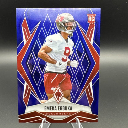 2025 Phoenix Emeka Egbuka RC Blue 3/50 #225 Buccaneers Rookie- SP