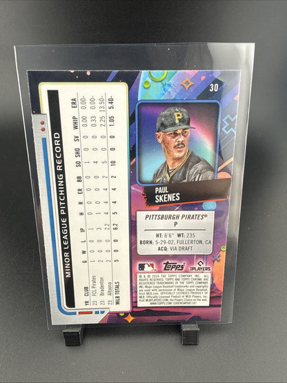 2024 Topps Cosmic Chrome - Paul Skenes #30 (RC)