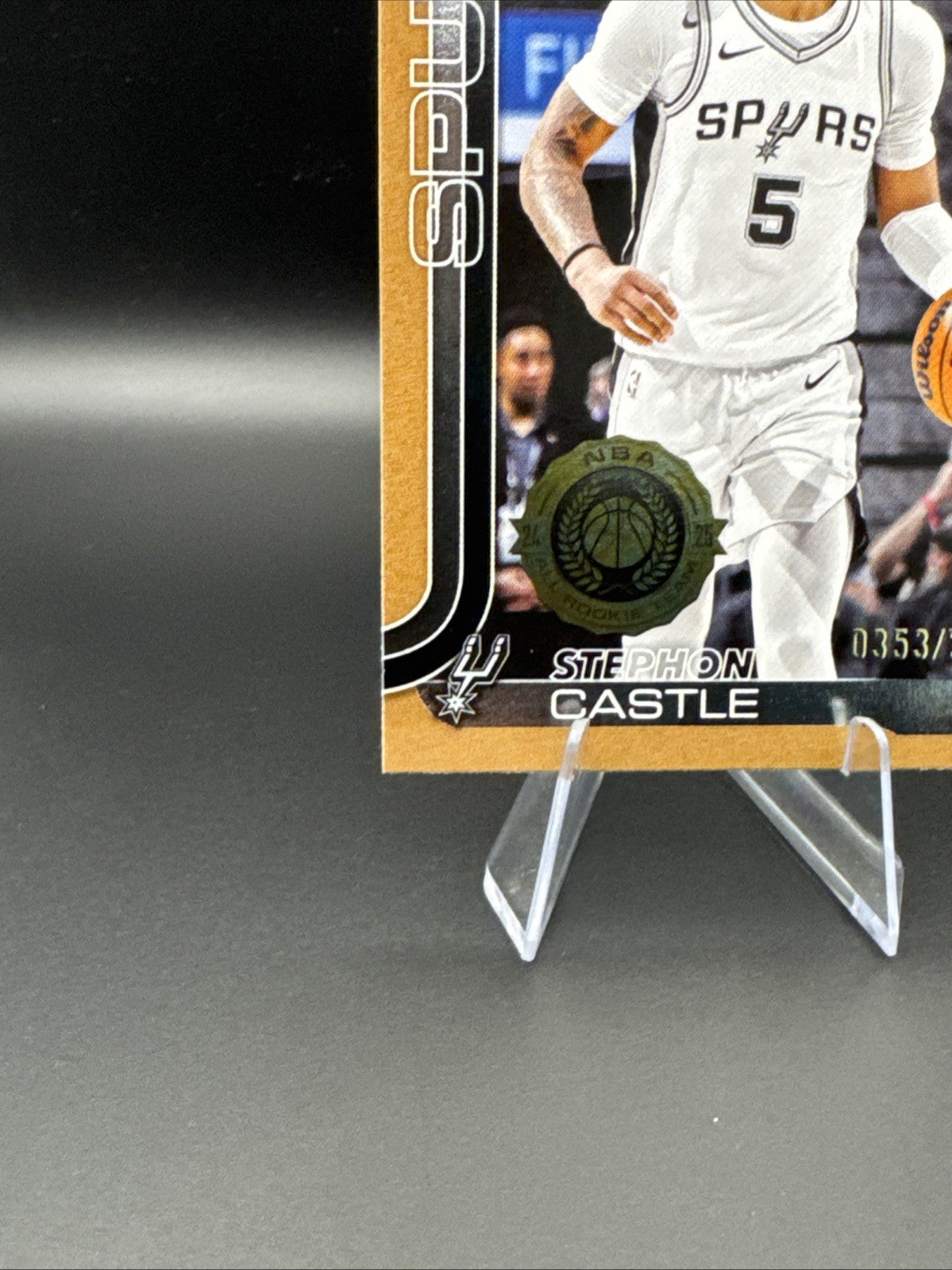 2025-26 Topps Stephon Castle #197 All Rookie Team San Antonio Spurs 353/2025