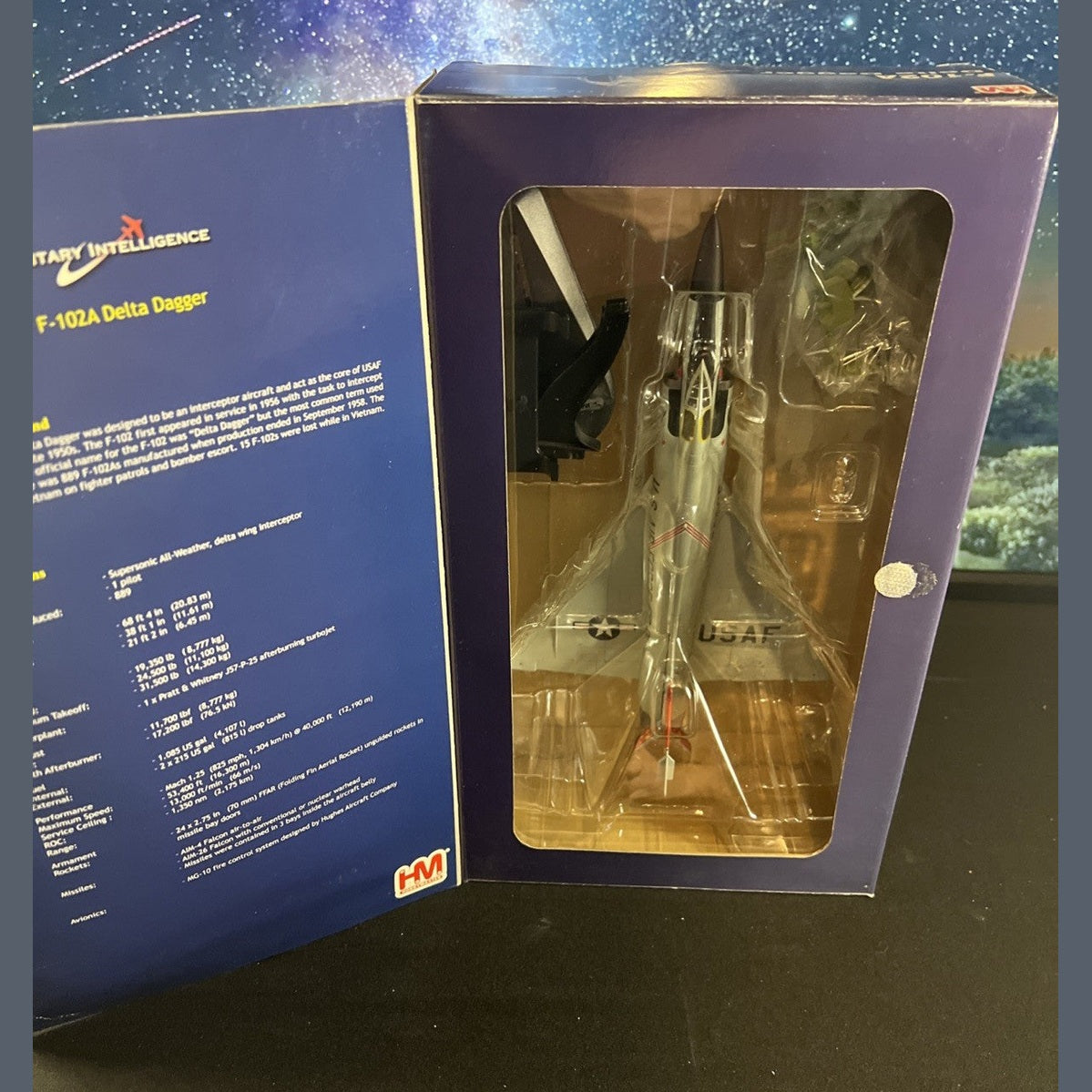 Hobby Master F-102A Delta Dagger HA3115 Cali Air N’tnl Guard Early 1970’s 1:72