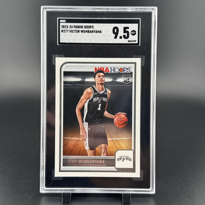 Victor Wembanyama 2023-24 Panini Hoops 277  RC SA Spurs SGC 9.5 ROY DKL Quality