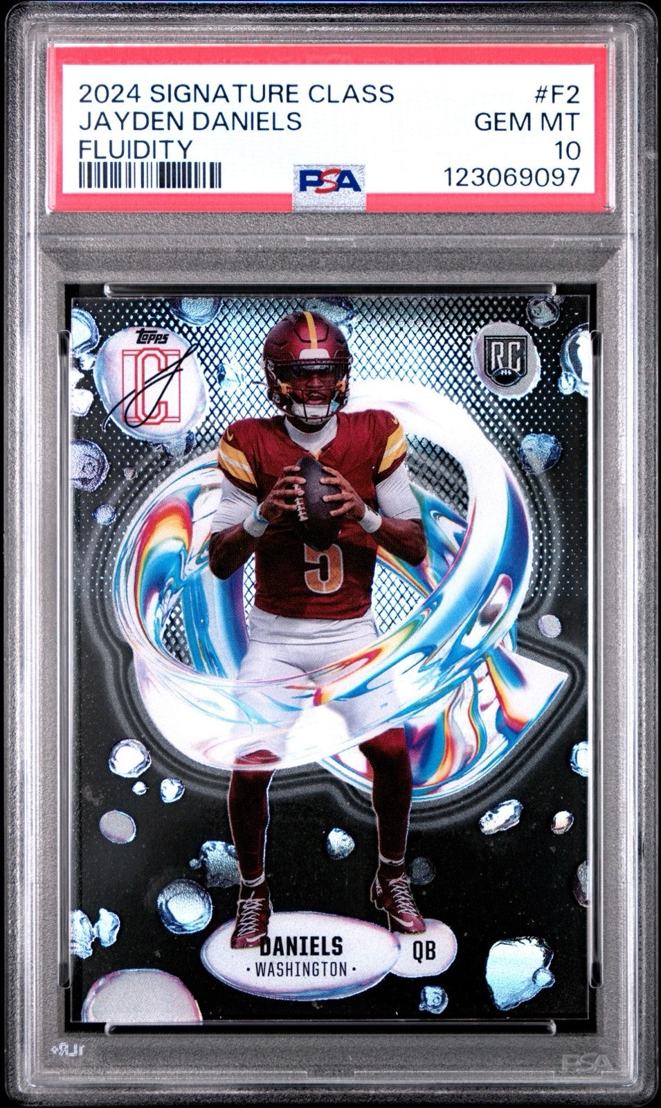 2024 Topps Signature Class - Fluidity Jayden Daniels #F-2 (RC)