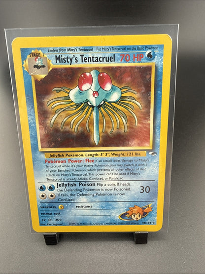 Pokémon Misty’s Tentacruel 10/132 Gym Heroes Unlimited Holo Rare