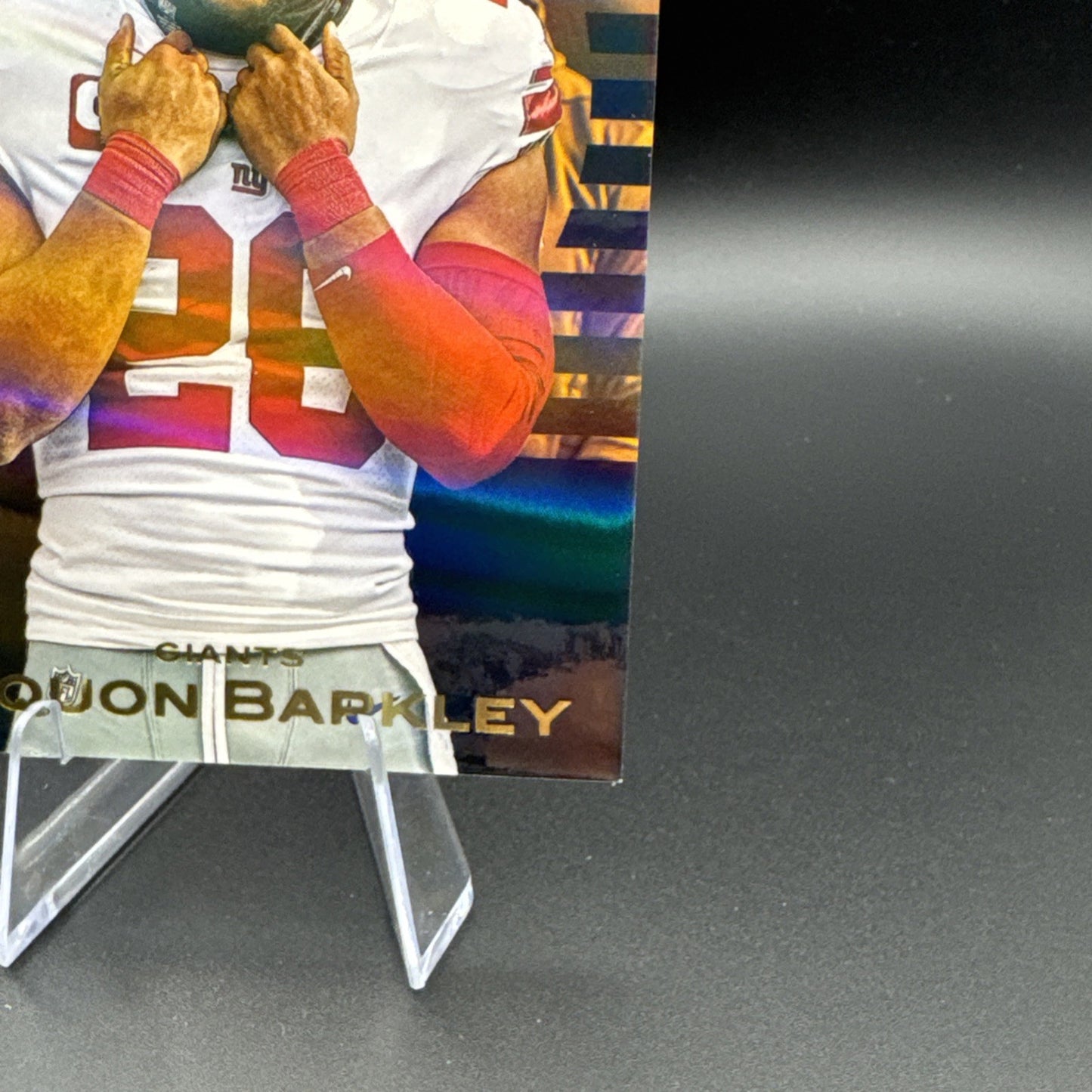 2020 Zenith Gold Saquon Barkley Holo #25