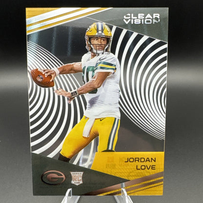 2020 Panini Chronicles Football Clear Vision JORDAN LOVE Rookie Packers #CV-4