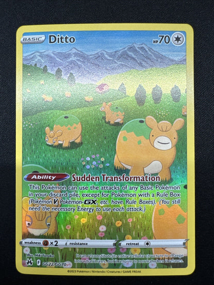 Ditto GG22/GG70 SWSH: Crown Zenith: Galarian Gallery Holo NM