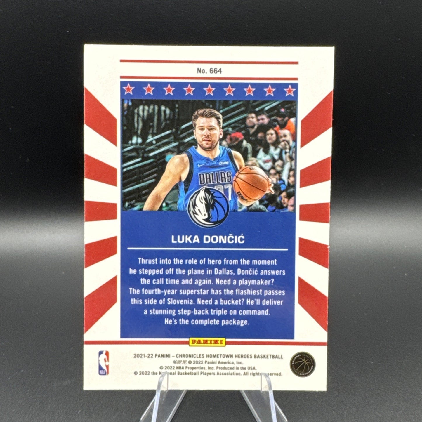 2021-22 Panini Chronicles - Hometown Heroes Optic Silver #664 Luka Dončić