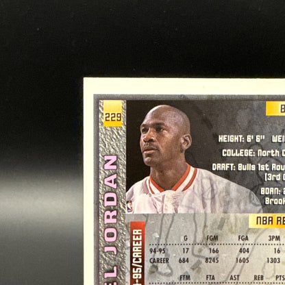 1996 Topps Finest - Michael Jordan #229 With Coating