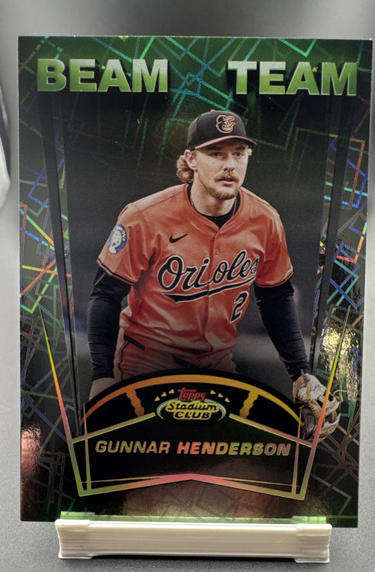2025 Topps Stadium Club Gunnar Henderson Beam Team #BT-10