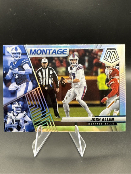 2022 Panini Mosaic Football - Josh Allen M-1 - Montage - Buffalo Bills