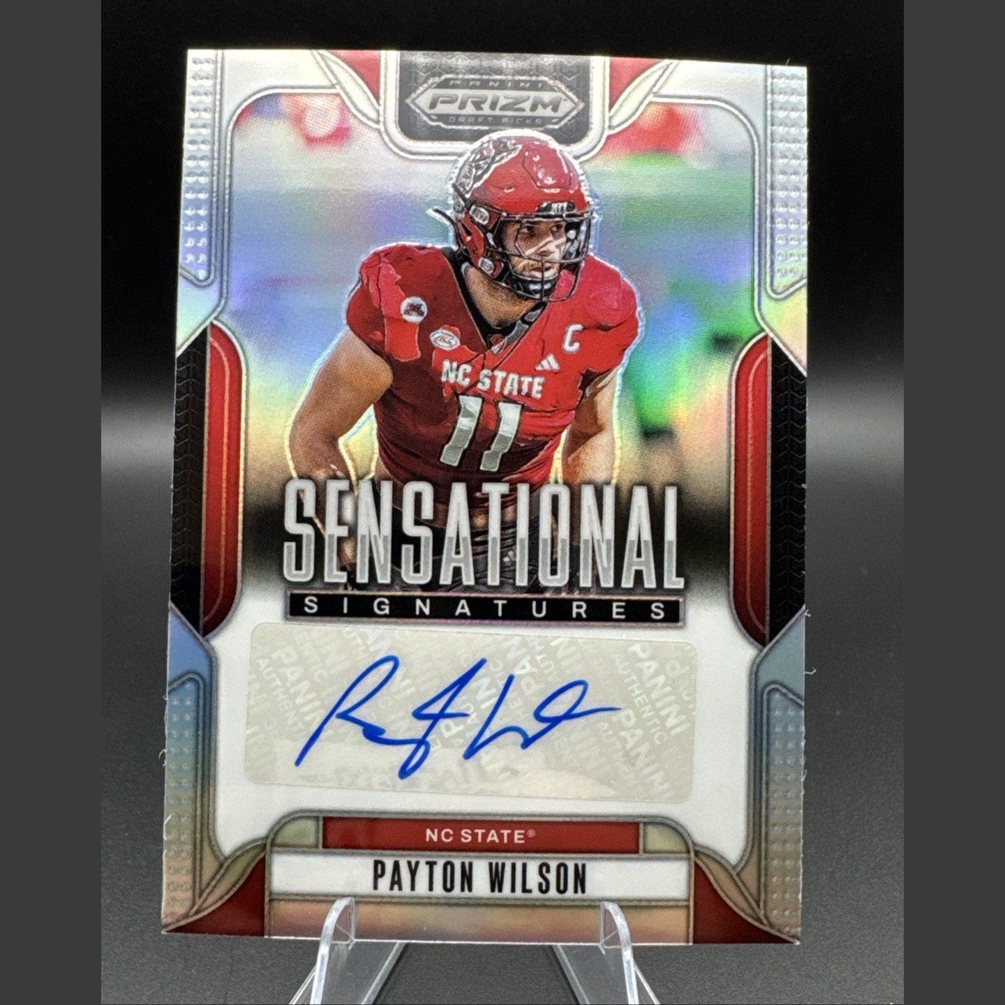 2025 Panini Prizm Draft Picks Payton Wilson Sensational Signatures #SS-PNW