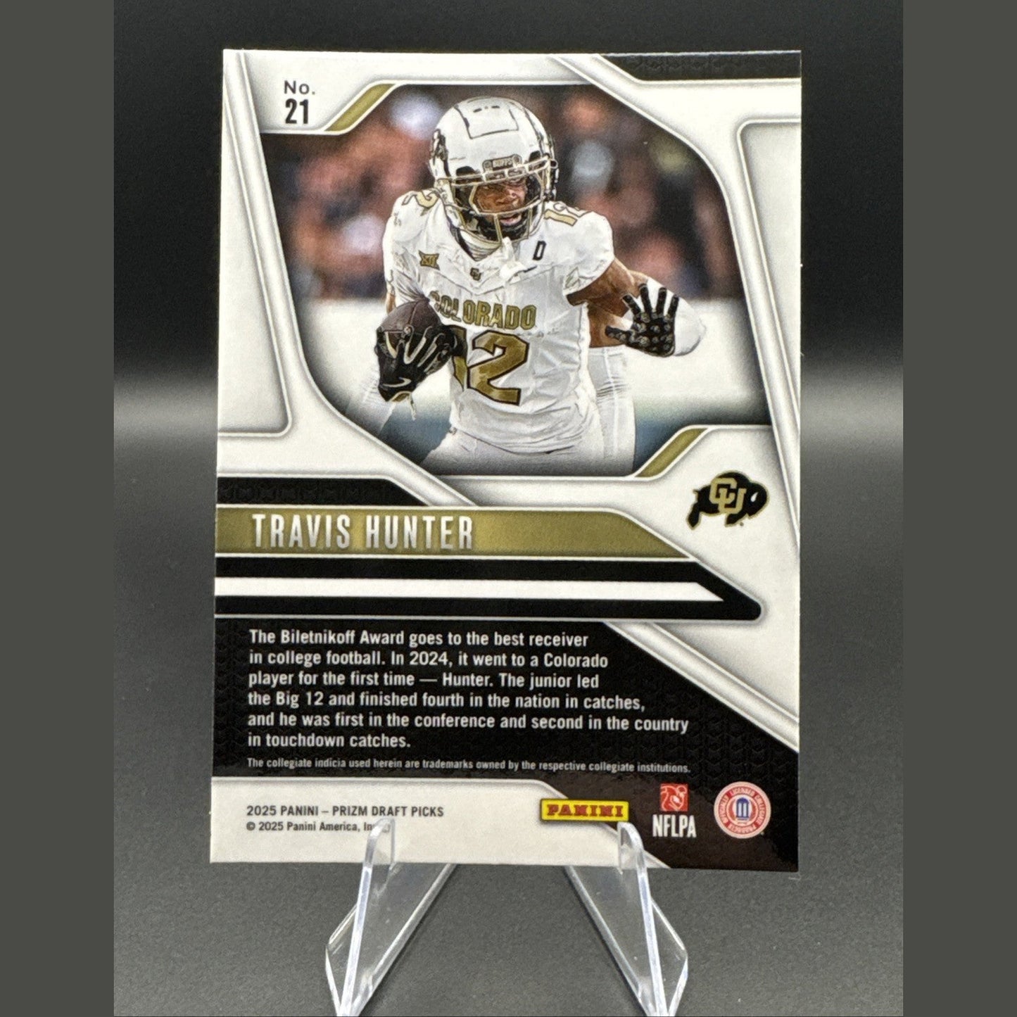 2025 Prizm Draft Picks Travis Hunter Silver RC #21