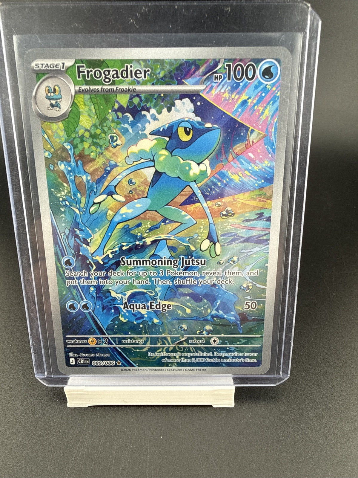 Pokémon | Chaos Rising | Frogadier IR — 089/086 (Illustration Rare)