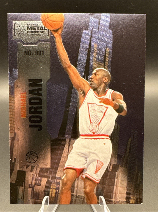 Michael Jordan 2022 SkyBox Metal Universe Champions #001