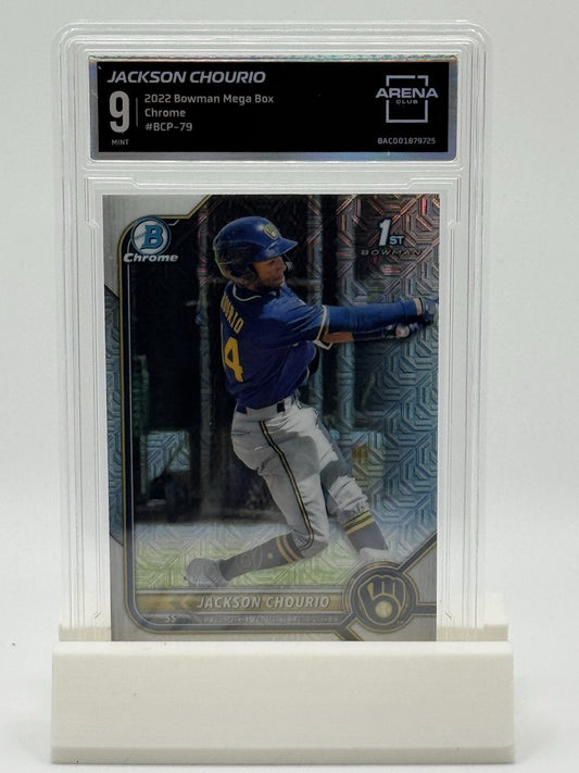 2022 Bowman Chrome Prospects Mega Box Mojo Jackson Chourio #BCP-79 Arena Club 9