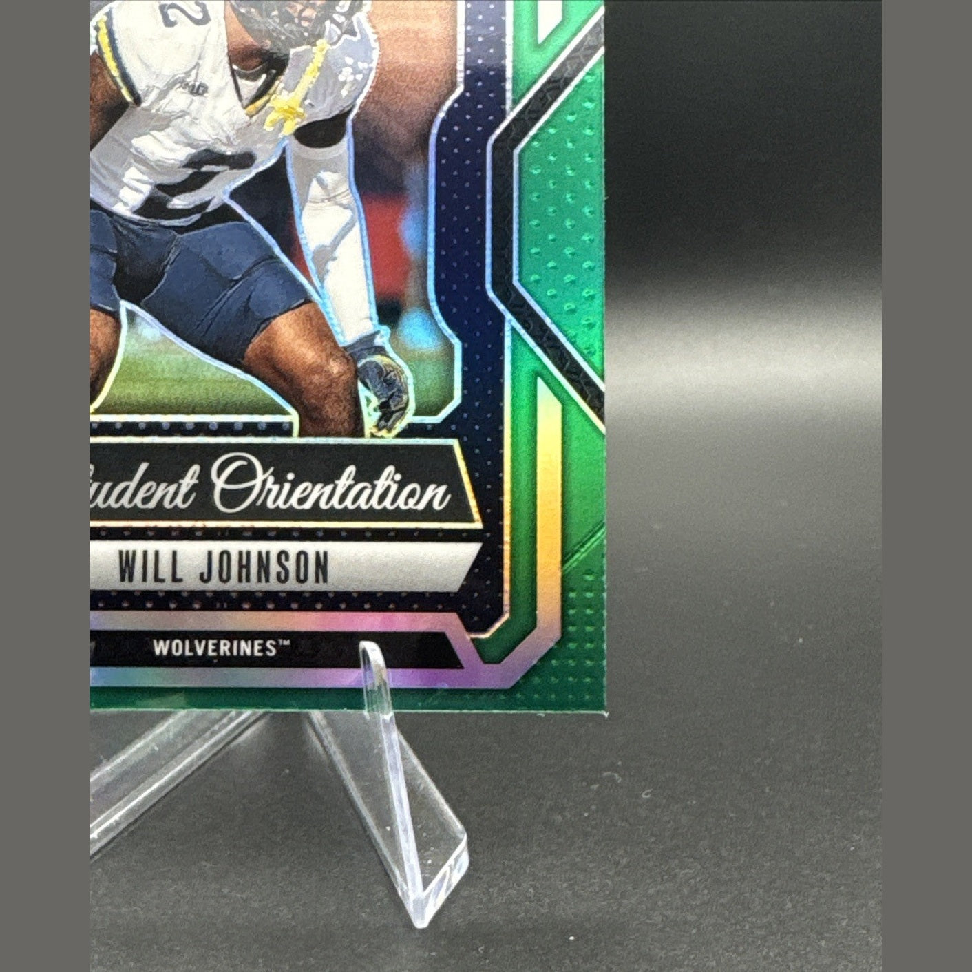 Will Johnson [Green] #18 2025 Panini Prizm Draft Picks Student Orientation