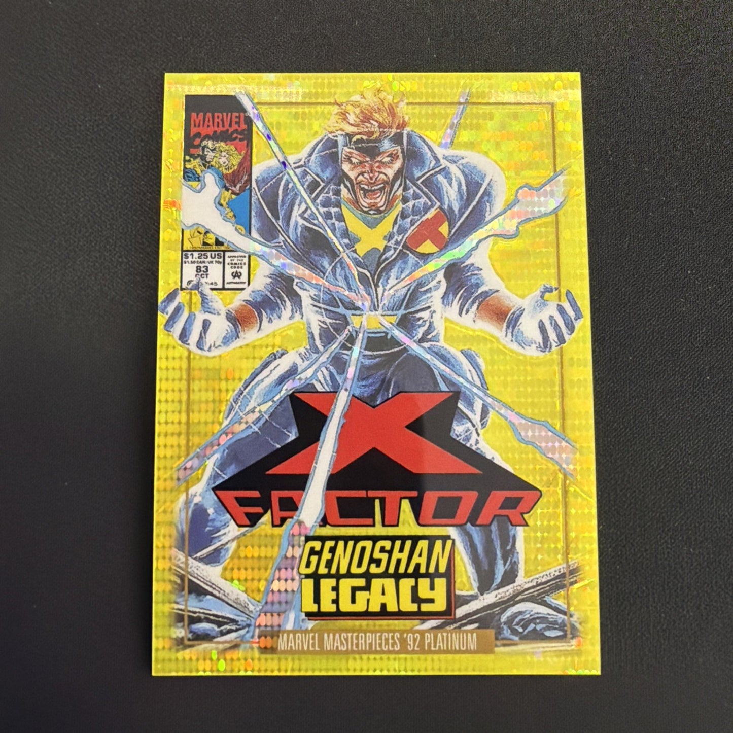 Marvel Masterpieces '92 Platinum Havok Seismic Gold Variant Covers /92 Numbered