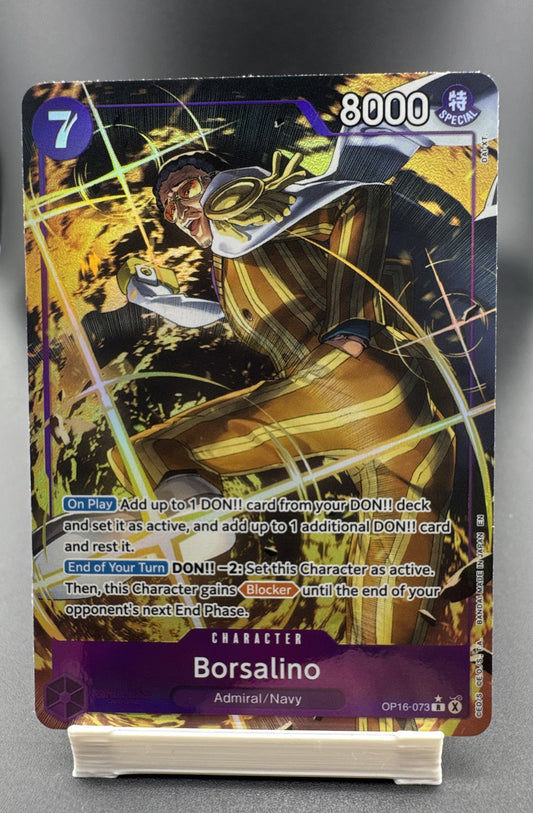 Borsalino (Alternate Art) OP16-073 The Time of Battle Foil