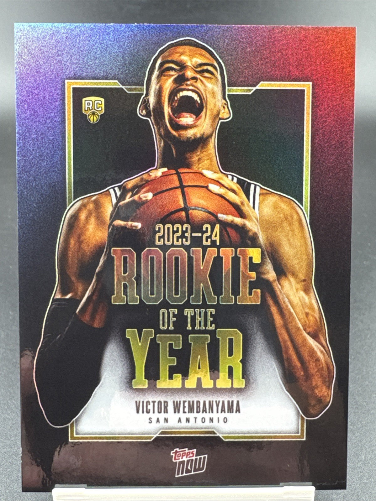 Victor Wembanyama 2023-24 Topps Now #VW-6 Rookie Of The Year (RC)