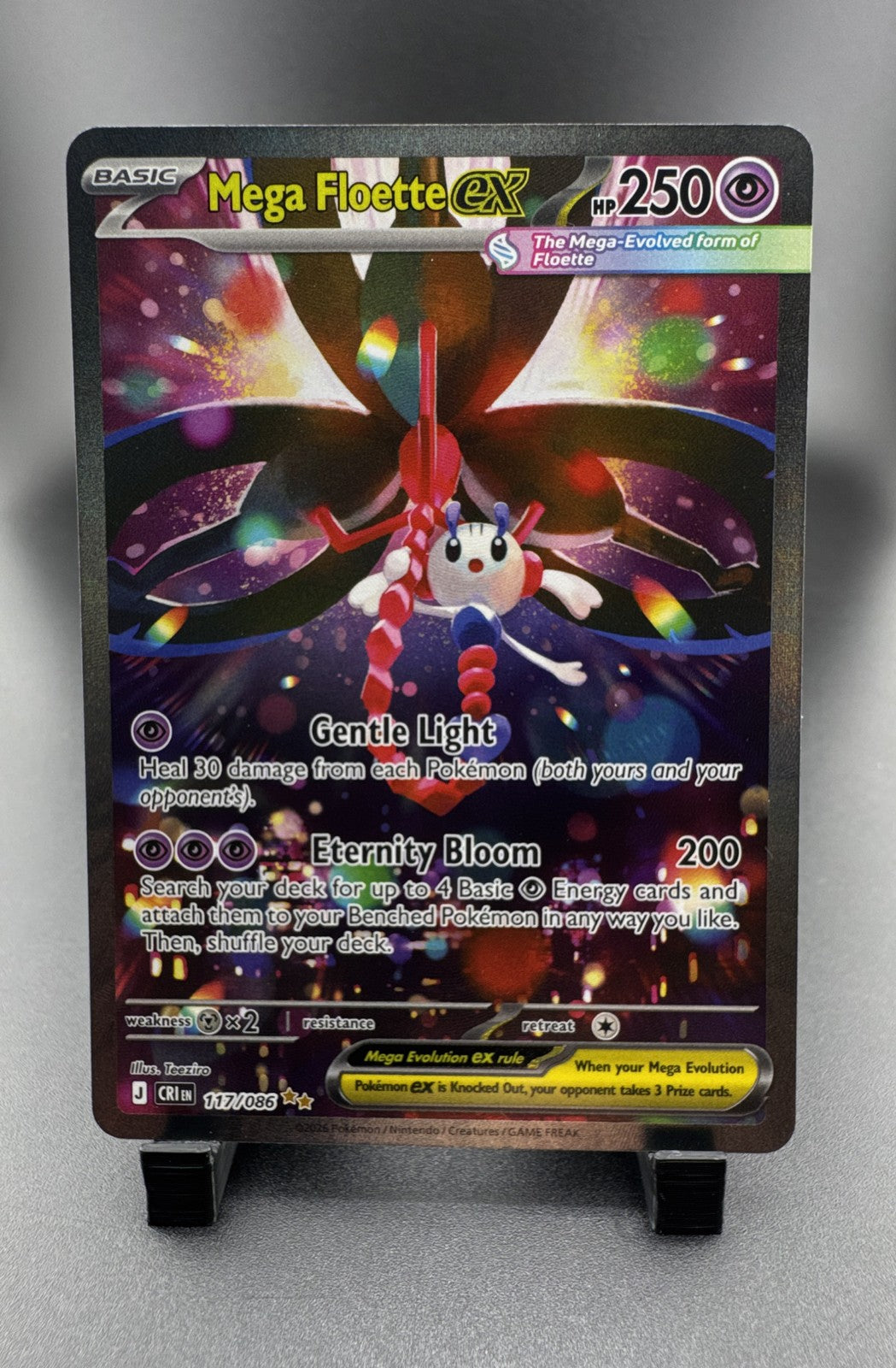 Mega Floette ex 117/086 Me04: Chaos Rising Holo