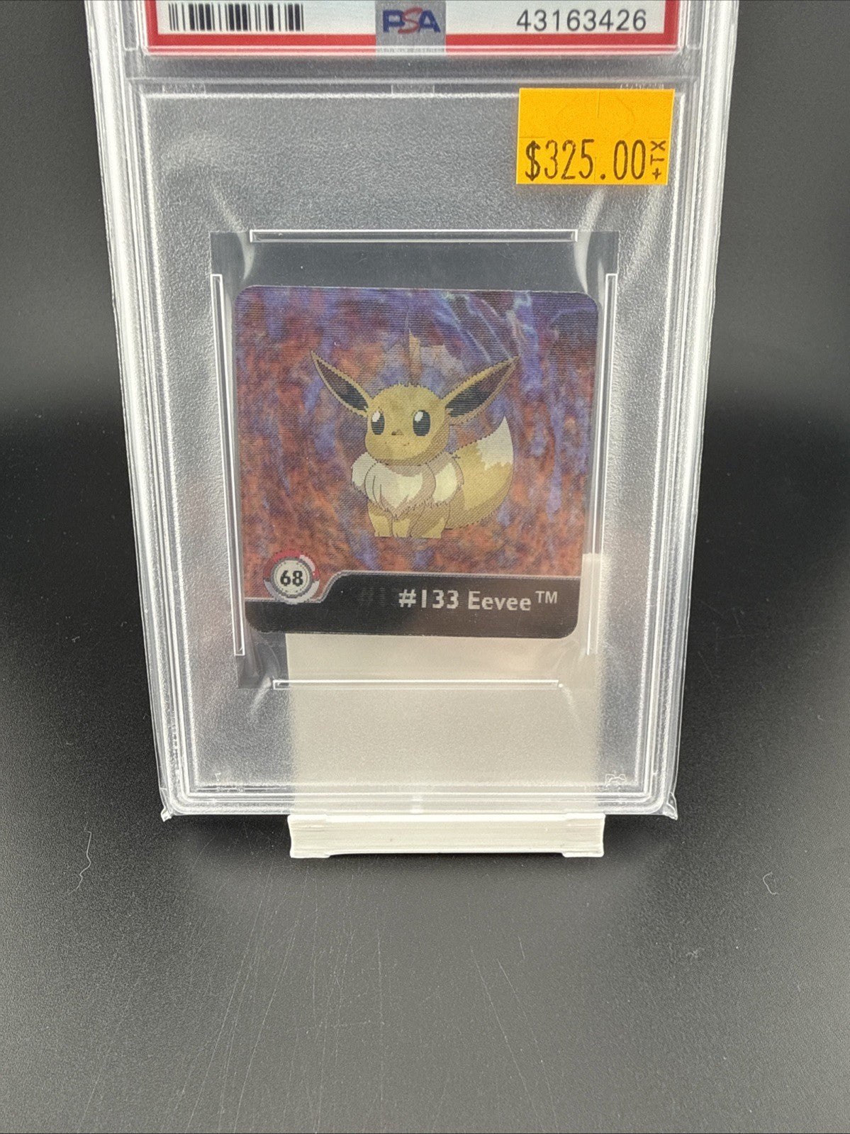 1999 POKEMON ACTION FLIPZ EEVEE/VAPOREON SERIES ONE PSA 10