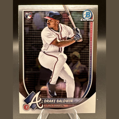 2025 Bowman Chrome #75 Drake Baldwin Rookie Braves