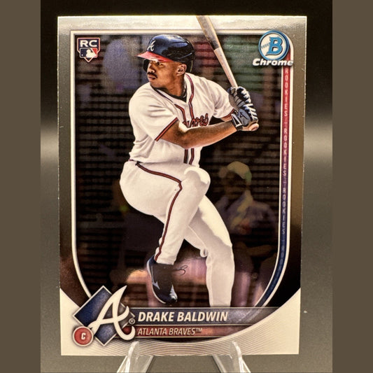 2025 Bowman Chrome #75 Drake Baldwin Rookie Braves