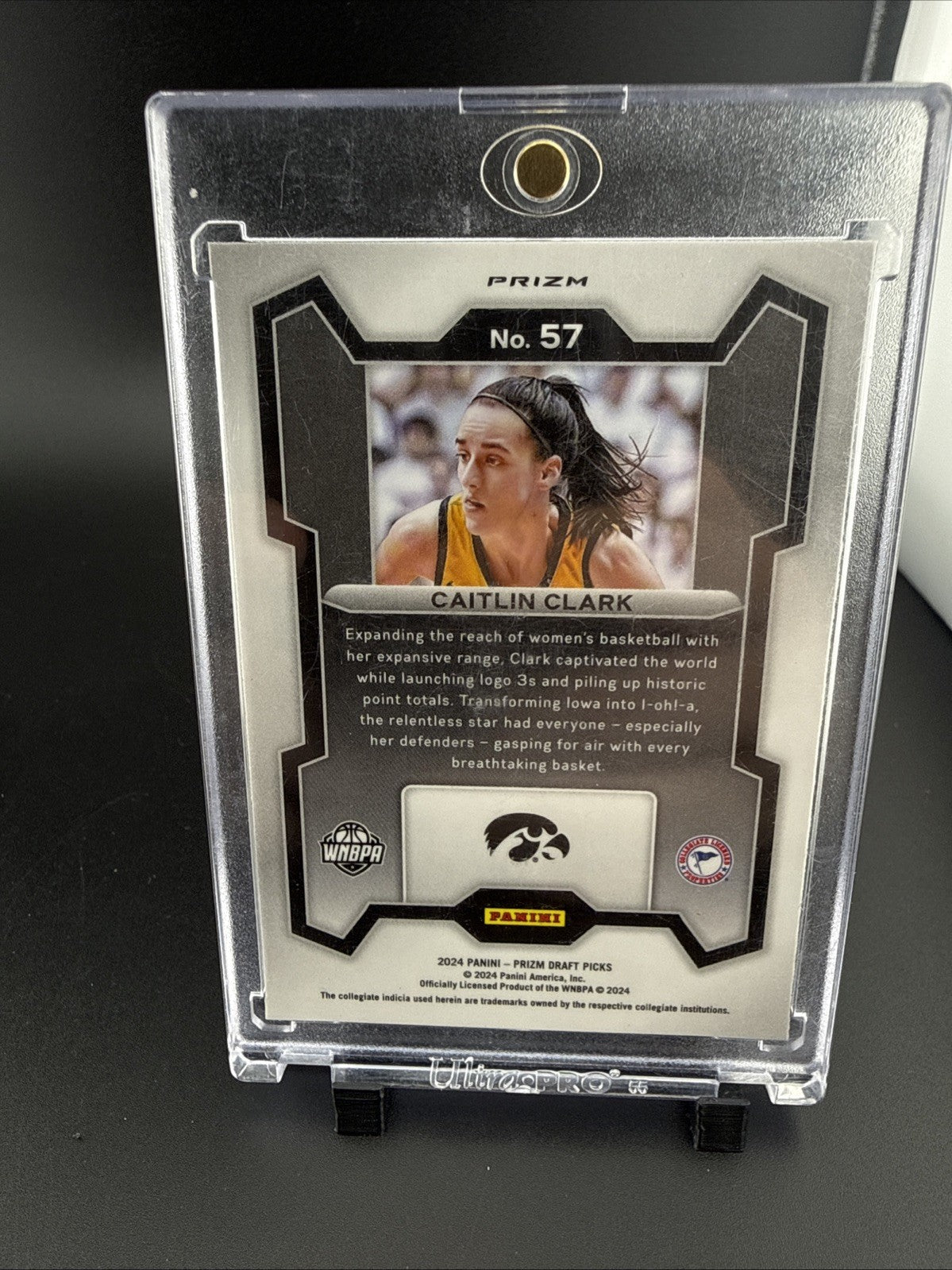 2024-25 Panini Prizm Draft Picks - Caitlin Clark #57 Red Ice Prizm (RC)