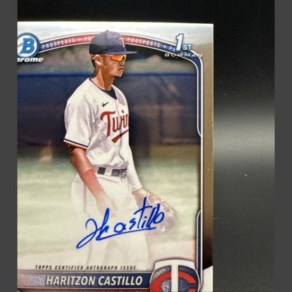 2025 Bowman Chrome #CPA-HC Haritzon Castillo Autograph 1st Bowman