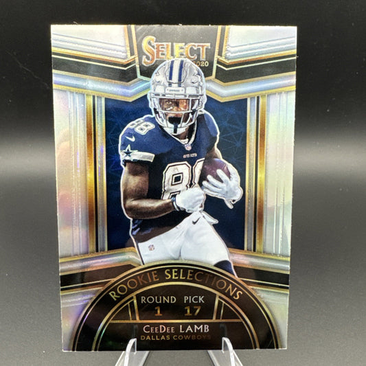 2020 Panini Select #RS-7 CeeDee Lamb Rookie Selections Silver Prizm Dallas