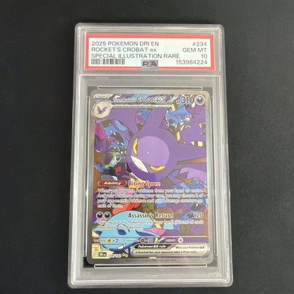 Team Rocket's Crobat ex 234/182 Sv10: Destined Rivals Holo