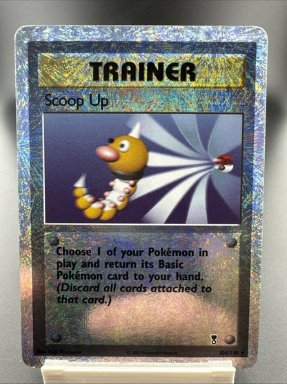 Pokémon 2002 Legendary Collection Reverse Holo Trainer Scoop Up #104
