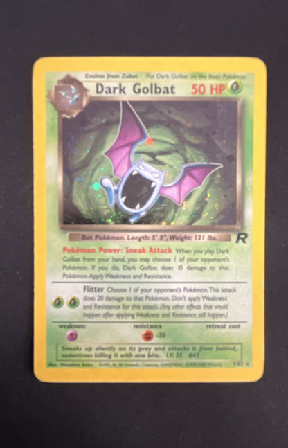 Dark Golbat 7/82 Team Rocket Holo