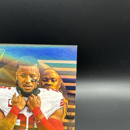 2020 Zenith Gold Saquon Barkley Holo #25