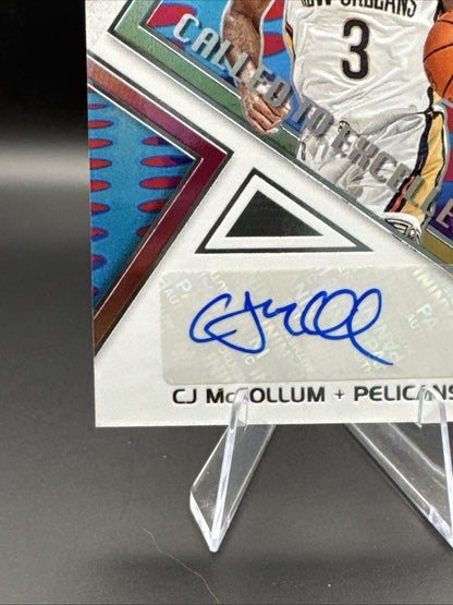 2021-22 CJ Mcollum Recon Auto /75 Called To Excellence Panini
