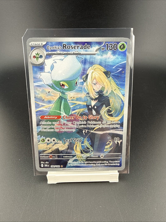 Pokémon Cynthia's Roserade 184/182 Destined Rivals Illustration Rare